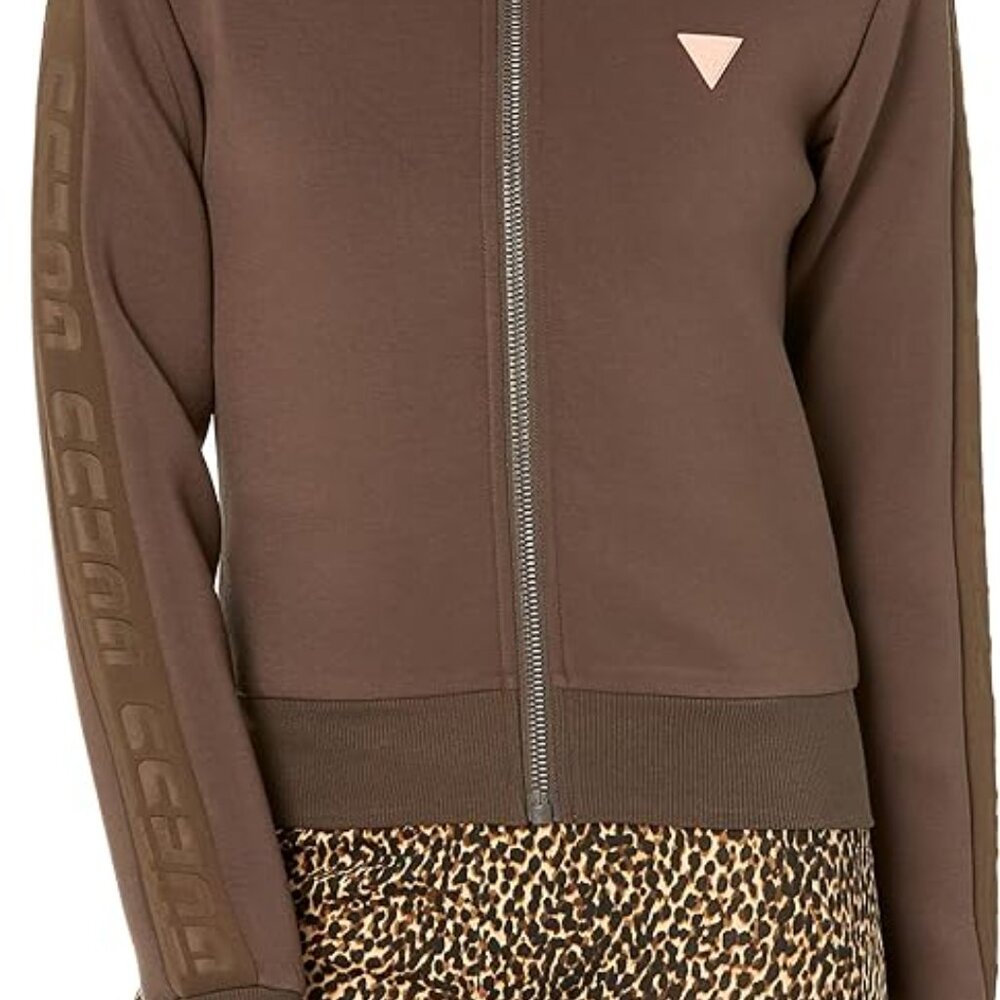 GUESS Woman's Allie Scuba Zip Bomber Jacket